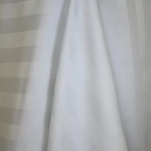 Satin Stripe White