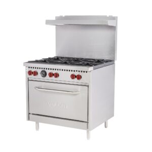 Imperial, 6 Burner Commercial Stove & Oven