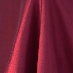 For Sale : Dupioni, Merlot 90" Square Linen