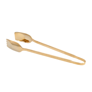 Gold Plated Tongs 9.75"