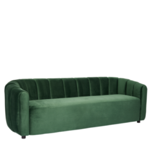 Velvet, Forest Shell Sofa