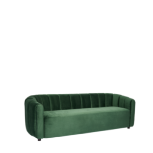 Velvet, Forest Shell Loveseat