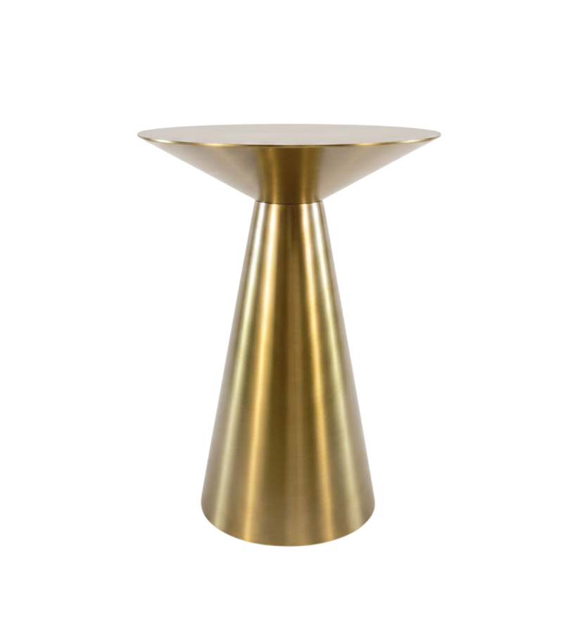 Luma, Gold Metal Cocktail Table