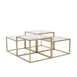Orion, Gold Glass Coffee Table