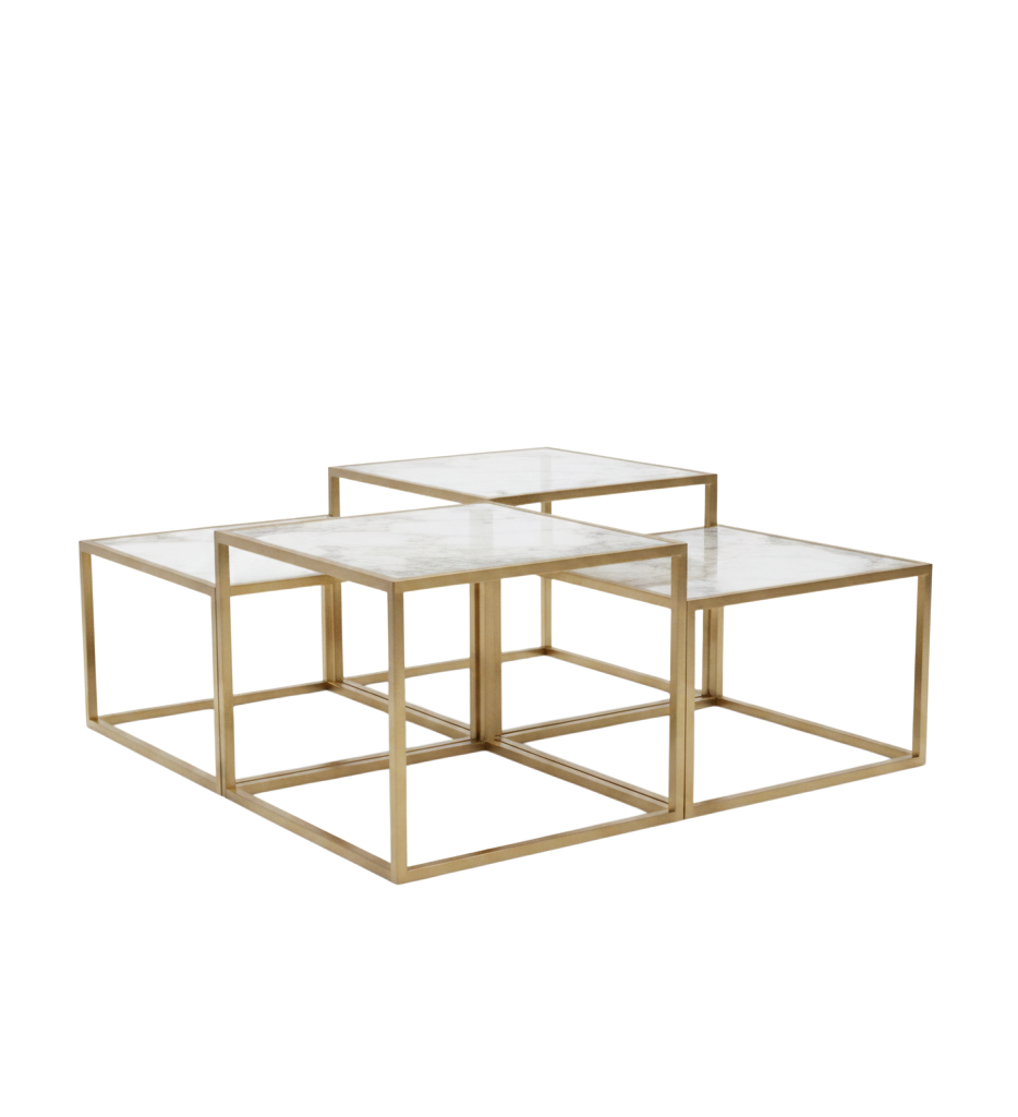Orion, Gold Glass Coffee Table