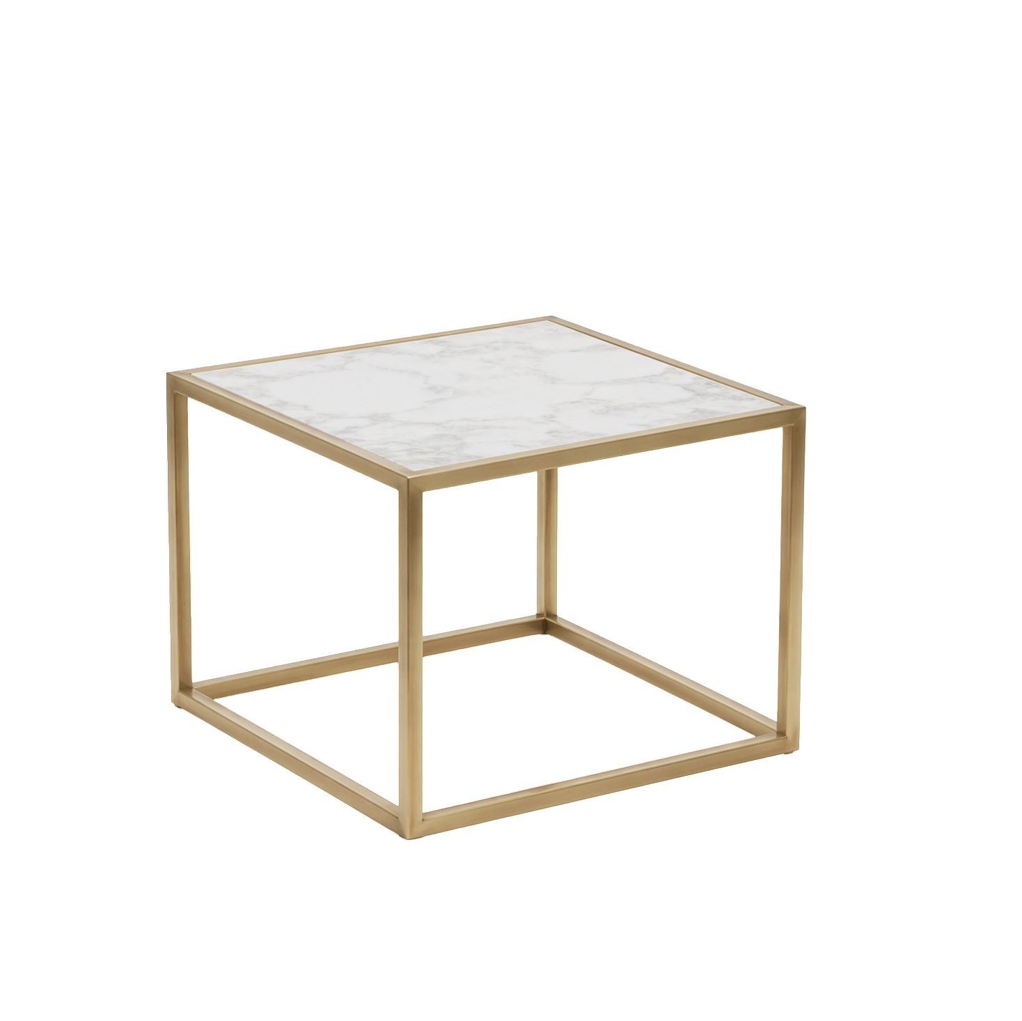 Orion, 19″ Gold Glass Side Table