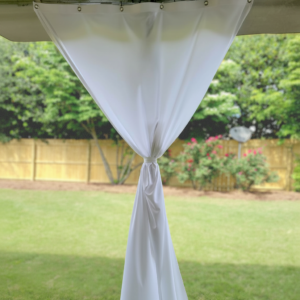 10' White Leg Drape
