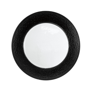 Halo, 13" Black Glass Charger