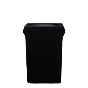23 gl Trash Bin Cover, Black