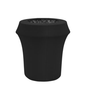 32 gl Trash Bin Cover, Black
